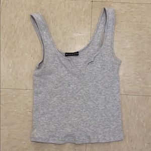 Brandy Melville gray tank top